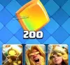 Image 200 Monedas de Héroe para 1 Héroe Gratis Clash Royale