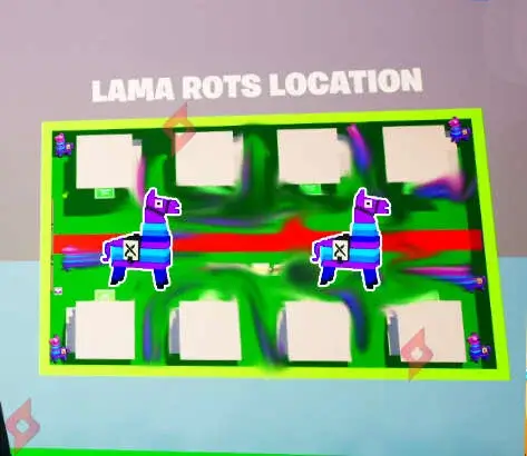 image Todas las Ubicaciones de Llama Rot - Steal the Brainrot Fortnite