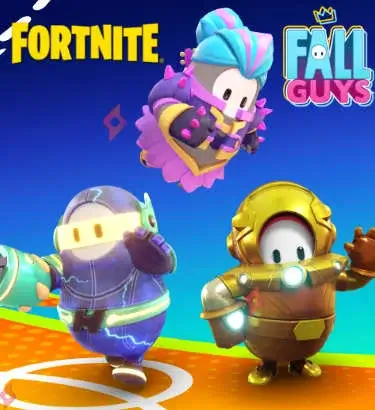 Image Búsqueda de 3 Traje Gratuitos de Crown Jam en Fall Guys y Fortnite