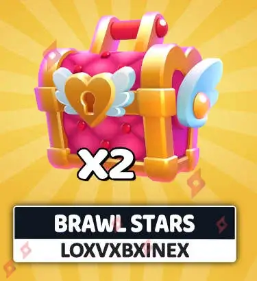 Image Código de Regalo para 2 Cajas del Amor Gratis en Brawl Stars