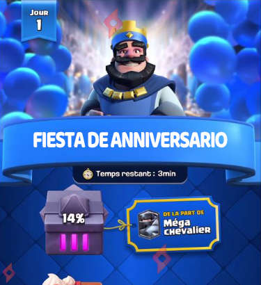 Image Evento comunitario Fiesta de Aniversario 10 anos de Clash Royale
