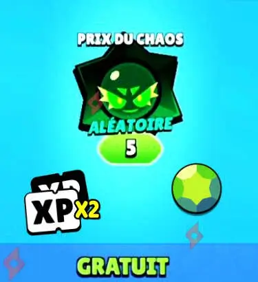 Image 5 Free Chaos Drop + EXP Doubler RandomBS Brawl Stars