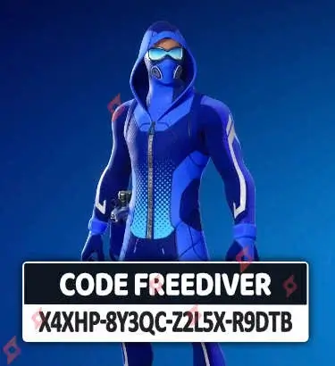 Image Claim your Freediver Skin Code on Sale for Fortnite