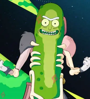 Image Free Pickle Rick Skin and Back Bling in Fortnite