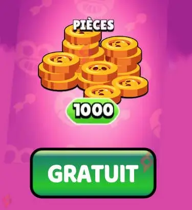 Image Get 1000 Free Coins in the Brawl Stars Shop