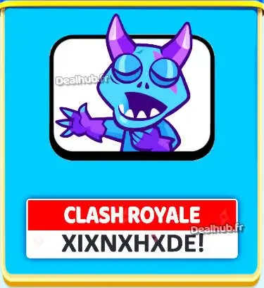 Image Gift Code Free Minion Emote on Clash Royale